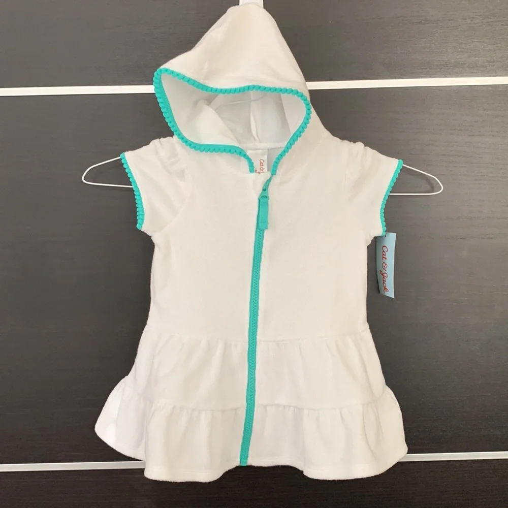 Cat & Jack Infant Girls Hooded Terry Cover Up